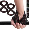 Figure 8 Wrist Straps for Deadlifts – Heavy Duty Gym Wrist Wraps for Weightlifting, Pull-Ups & Strength Training (2pcs/1 Pair). 