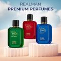 Real Man Pure spicy Perfume, Premium Liquid Perfume For Men, long Lasting Scent Eau de Parfum, 100ml. 