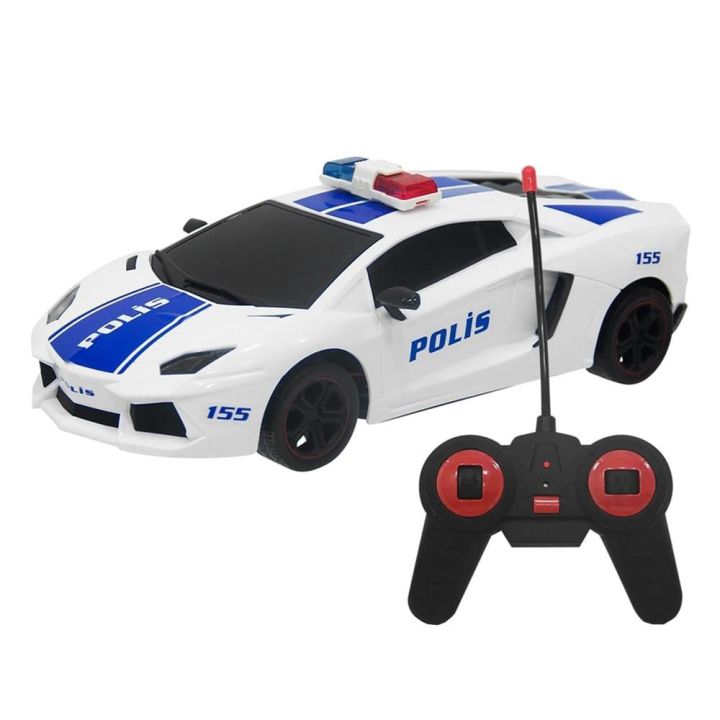 Remote control police car in 4 way
Battery operated