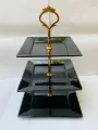 Three tier Serving Platter in Melamine | 3-Tier Melamine Cupcake Stand. 