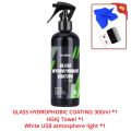 50/100/300ml Glass Long Lasting Ceramic Windshield Nano Hydrophobic Protection Coating Safe Driving Clear Vision Car Accessorie. 