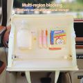 Car Seat Rear Storage Box Food Tray Cute Cartoon Car Steering Wheel Tray Folding Laptop Table Car Workbench Folding Storage Bag. 