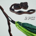 2Pcs High Bearing Capacity Hammock Straps 600lbs Breaking Strength Polyester Hammock Belt Rope 5 Ring Correias De Poliéster.