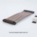 40 Pieces Male To Female Dupont Jumper Wire Cable 20cm Two Point Five Four Millimeter Arduino Breadboard Electronics Connector. 