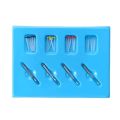 1 Box Dental Fiber Set Fiber Post & 4 Drills Dentist Product Kits. 