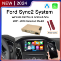 Wireless Carplay Android Auto for Ford Sync2 System Explorer Focus Fiesta C-max Edge F-150 Fusion Taurus 2011-2016 Decoder box.