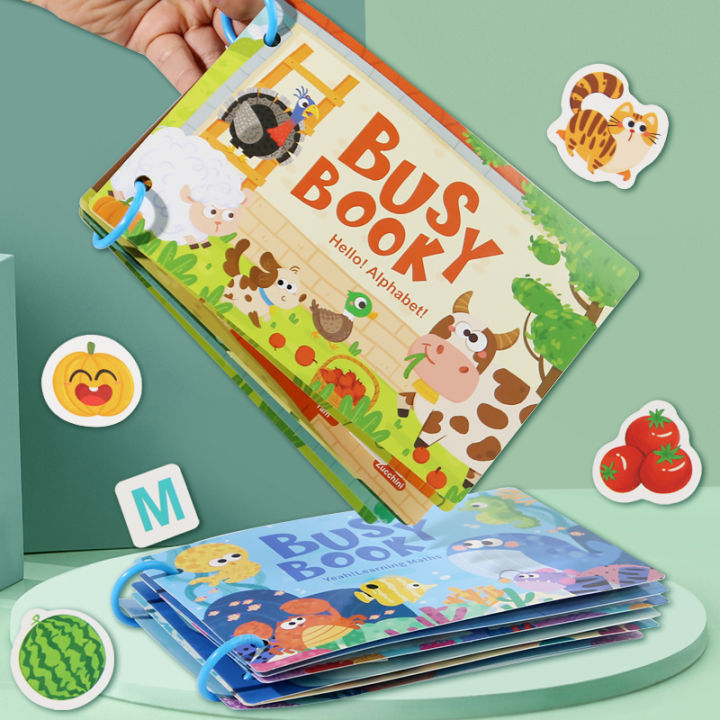 Montessori%20Baby%20Busy%20book%20My%20First%20Quiet%20Book%20Paste%20Early%20Learning%20Education%20Ty%20Children%20Toy%20Matching%20Game%20for%20Babies%202%203%20Years%20-%20Image%203