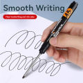 12PCS Long Head Marker Pens Set, Special Oil-Based Woodworking Markers for Ceramics, 45MM Long Nib, Black/Blue/Red/Green Ink. 