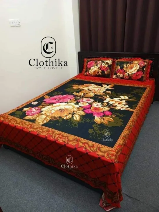 Premium%20Quality%20Panel%20Bedsheet%20king%20size(8feet%C3%977.5feet)%20with%202%20cover%20&%201%20side%20pillow%20cover%20for%20home%20decoration%20-%20Image%202