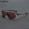 SEAMERGO Retro Polarized Cycling Sunglasses Man High-end 2025 Outdoor Activities UV Resistant Cyberpunk Glasses Walk The Show. 