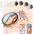 AGPTEK Smart Watch For Android and iOS Phones IP68 Waterproof Activity Tracker with Full Touch Color Screen Heart Rate Monitor Sleep Monitor - Pink By Alkaram Communication. 
