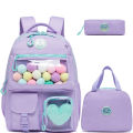 Meetbelify Backpack for Girls School Bag Aesthetic Backpack for Elementary Student Teen Girls. 