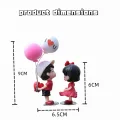 Car Accessories Interior Woman Ornament Cute Creative Desktop Couple Valentine's Day Present Car Center Console Decoration. 