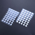 40Pcs 6.5mm Diameter 0.8mm Thickness Small Dots Universal Mouse Skates for Rubberized Mouse Foot Glide Feet Sticker..