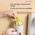 Light Luxury Disposable Cup Dispense Wa Mounted Single Cup Dust-proof Cups Container Home Office Accessories. 