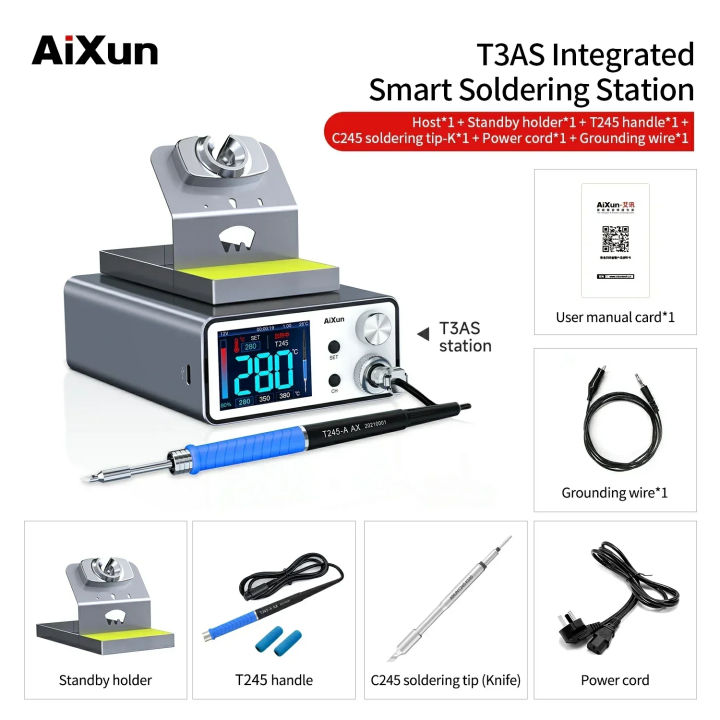 AIXUN%20T3A%20T3B%20Intelligent%20Soldering%20Station%20Welding%20T115/T210/T245%20/T12%20Rework%20Station%20T3AS%20T3BS%20for%20PCB%20BGA%20Soldering%20Tools%20-%20Image%204