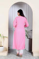 Pure Cotton Lucknowi Suit with Beautiful Work on Salwar Kameez Kurti. 