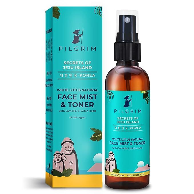 Pilgrim White Lotus Natural Face Mist & Toner with Camellia & Witch Hazel 100 ml