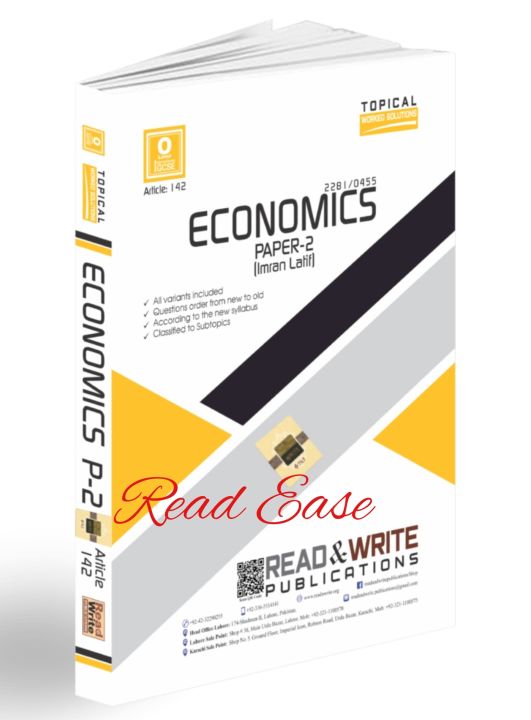 O Level Economics Paper 2 Topical Workbook Past Paper Read and write ...