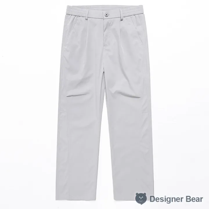 Good%20Quality%20Spring%20Summer%20Thin%20Men's%20Casual%20Straight%20Trousers%20Elastic%20Waist%20Outdoor%20Business%20Solid%20Color%20Long%20Cargo%20Pants%20Male%20-%20Image%206