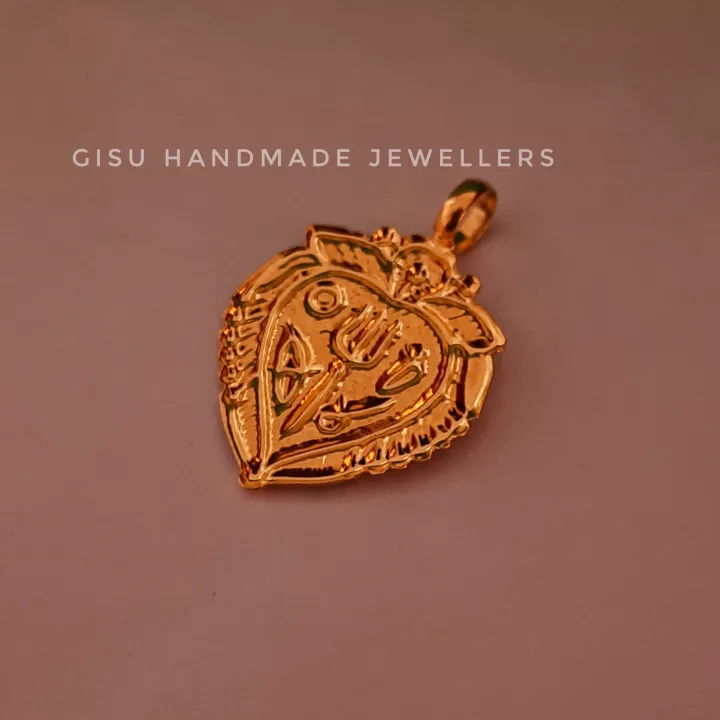 875%20Sterling%20Silver%20(22:KT)%20OriginalGold%20Plated%20Panchayudha%20Pendant%20-%20Image%202