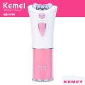 Kemei KM-1999 Depilatory Electric Female Epilator Women Dry Battery Hair Removal For Facial Body Armpit Underarm Leg Depilation.