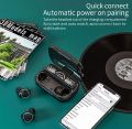 M10 TWS EARBUDS 2500mAh CHARGING BOX BLUETOOTH - COMPATIBLE  STEREO WATERPROOF. 