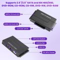USB 3.0 to IDE and SATA Adapter, Universal External Hard Drive Adapter 2.5 or 3.5" SATA or IDE HDD SSD SATA to USB 3.0 Converter.