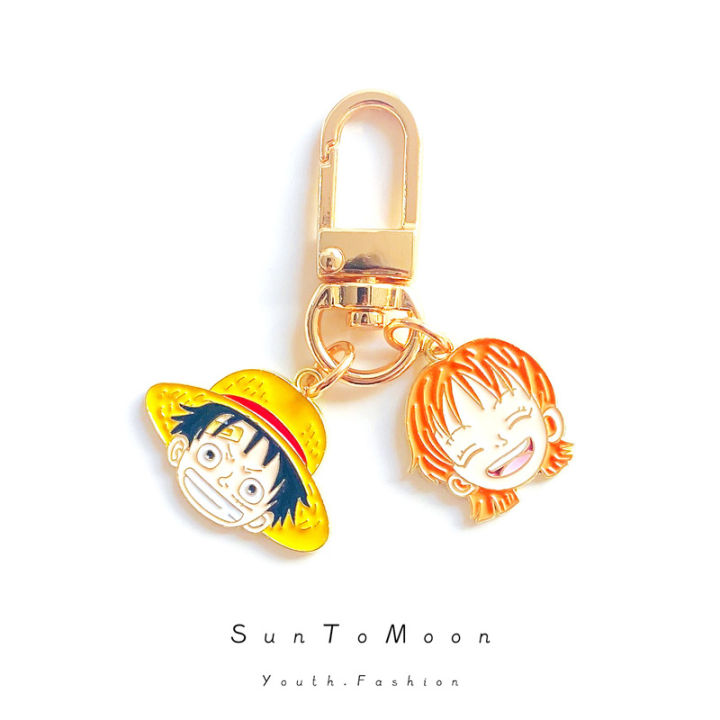 ONE%20PIECE%20Keychain%20Monkey%20D.%20Luffy%20Nami%20Anime%20Peripherals%20Bluetooth%20Headset%20Charm%20Delicate%20Fashion%20Jewelry%20%20for%20Friends%20-%20Image%202