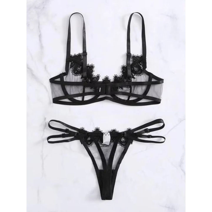 %20Lingerie%20for%20Women%20Underwear%20Panty%20Set%20Play%20See%20through%20Lace%20Bodysuit%20Babydoll%20Sleepwear%20-%20Image%203