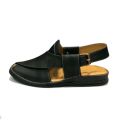 GOGO - Peshawar Zalmii Chappal Matte Black 30% Season end Sale. 