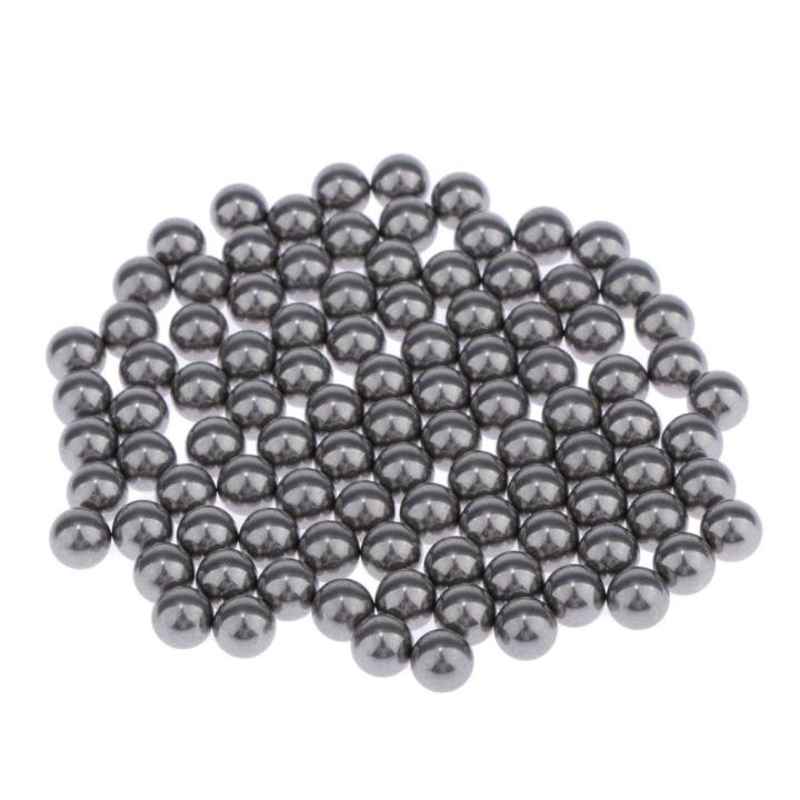 100pcs 5mm Round Stainless Steel Mini Paint Mixing Balls Model Supplies Nail Polish Mixing Agitator Balls