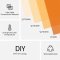 50x40cm CTO Lighting Gels Photo Gel Filters for Photography Red Head Strobe Flashlight Orange Series. 