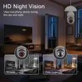 Panoramic bulb camera wireless E27 bulb camera projection 360 degree rotation high-definition night vision full-color. 