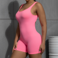  V Back Scrunch Sports Jumpsuit Women Gym Rompers Sleeveless Sportswear Bodysuits Women Casual One-Piece Suit Yoga Clothing. 