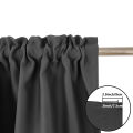 1PC, Valance Curtains Blackout Thermal Insulated Rod Pocket Window Treatment For Kitchen Living Room Bedroom Home Decoration.