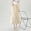 2026 Fashion A- Line Half Skirt Women's Summer New Style High waist Midi Length Cake Skirt Korean Style Fashion Pleated Skirt. 