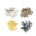50Pcs Shoelace Head Aglets DIY Shoelaces Repair Shoe Lace Tips Replacement End Shoes Rope Head Rope Cip Tail Clamp Bullet.