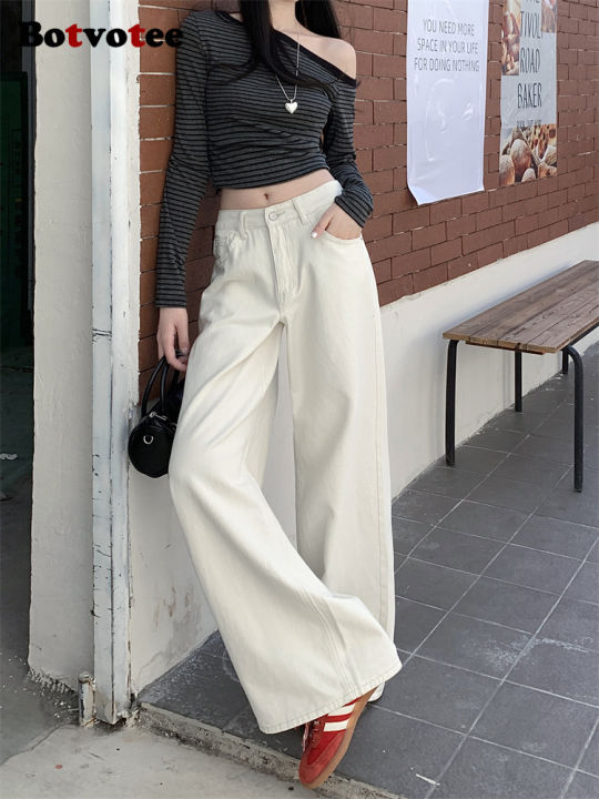 Botvotee%20Milk%20White%20Baggy%20Jeans%20Women%20Spring%20Summer%202025%20New%20Korean%20Fashion%20Causal%20Y2k%20Loose%20Oversized%20High%20Waisted%20Jeans%20-%20Image%204