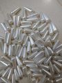 White long drop shape Pearls MOTi 50 pieces. 