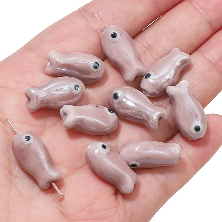 10PCS%20Retro%20Small%20Fish%20Beads%20Charms%20Ceramic%20Spacer%20Loose%20Beads%20For%20Jewelry%20Making%20Crafts%20Handmade%20DIY%20Bracelet%20Accessories%20-%20Image%207
