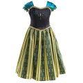 2026 Exquisite Anna Coronation Gown Toddler Snow Queen Halloween Princess Dress Girl Make up Party Birthday Fancy Elsa Costume. 