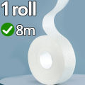8-16M Hat Shirt Collar Anti-dirty Grime Protector Fixing Sticker Self-adhesive Disposable Tape Rolled Sweat-absorbent Tape. 