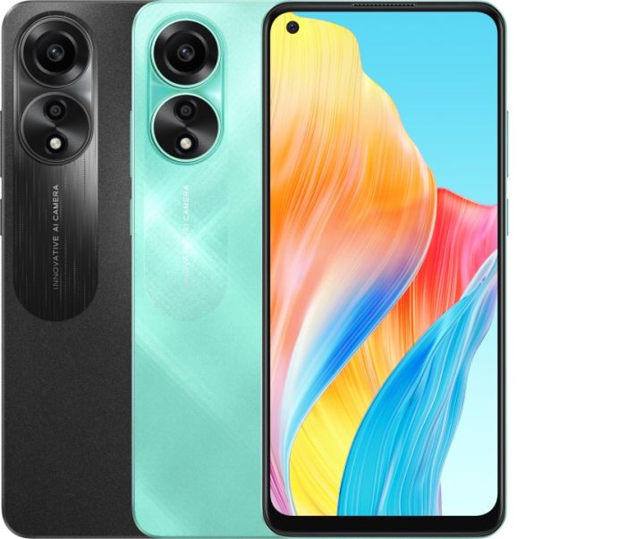 Oppo A78 8GB + 8GB RAM 256GB Memory FHD+ Amoled Display 67W SuperVooc Charge 5000 mAh Large Battery 50MP Camera PTA Approved Box Packed