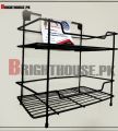 Metal Two Layer Organizer, Kitchen Organizer, Kitchen Rack, Multi Purpose Home Organizer.. 