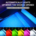 1/2PCS Car Door Lights LED Welcome Light Magnetic Control USB Charging Auto Open Door Safe Anti-collision Emergency Signal Lamp. 