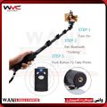 Yunteng YT-1288 Selfie Stick with Rechargeable Bluetooth controller  Selfie Stick With Zoom, Shutter Remote & Tripod Support – Multi-Device Compatible | Wani Mobile. 
