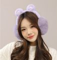 Winter Folding Portable Cold Protective Furry Plush
Earmuffs Windproof Outdoor Soft Comfortable Fur
Ear Protection Muffs. 