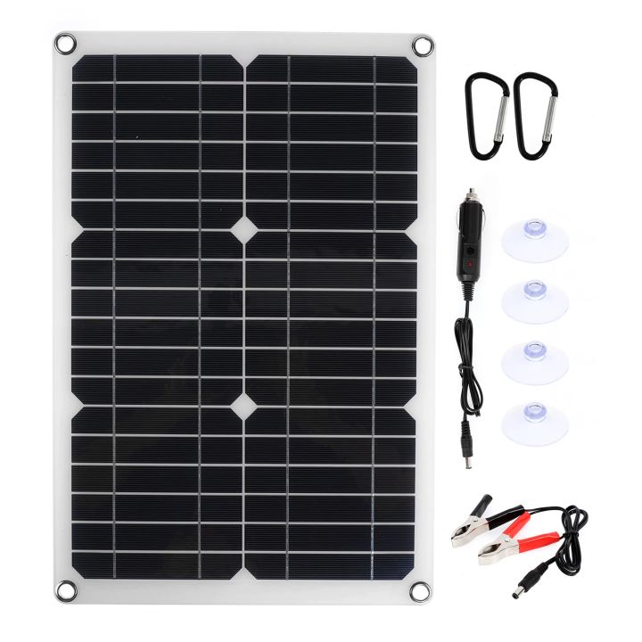100W%2012V%20Protable%20Solar%20Panel%20Kit%20With%2060A%20Solar%20Charge%20Controller%202%20USB%20Ports%20Outdoor%20Protable%20Moblie%20Phone%20Charger%20Outdoor%20-%20Image%207