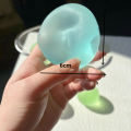 Blue Maltose Squishy Toys Anti Stress Sensory Fidgets Toy Soft Simulated Transparent Blue Maltose Slow-rebound Decompression Toy. 